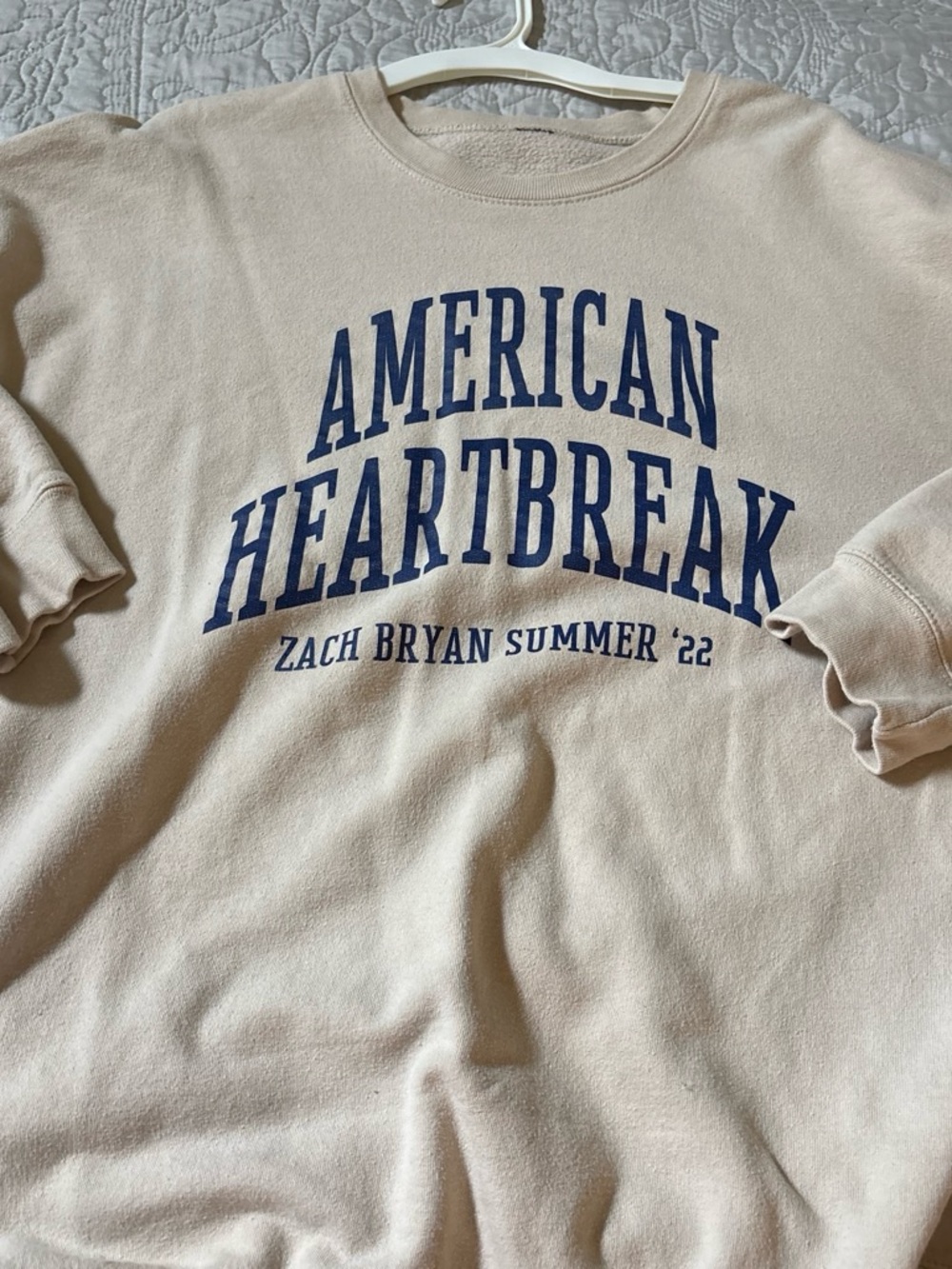 American Heartbreak 'Zach Bryan Summer '22' Cream Pullover Sweatshirt